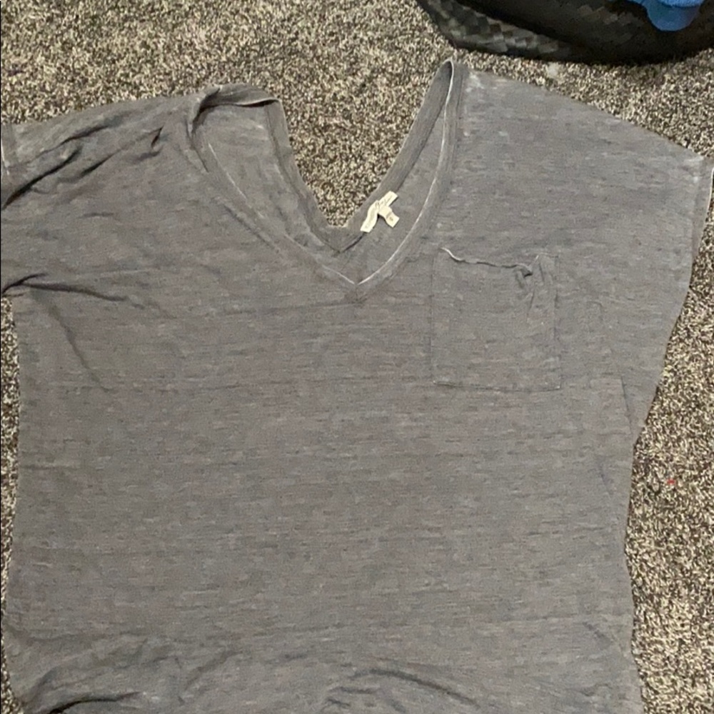 Grey Boxy Express Tee